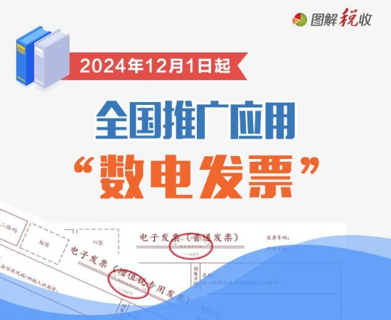 2024年12月1日起全國推廣應用“數電發票”！一圖了解政策要點